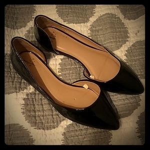 a•new day black flats